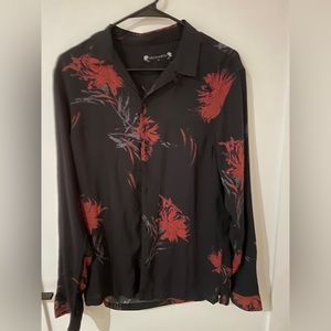All Saints Arboretum Long Sleeve XS Button Up Blouse